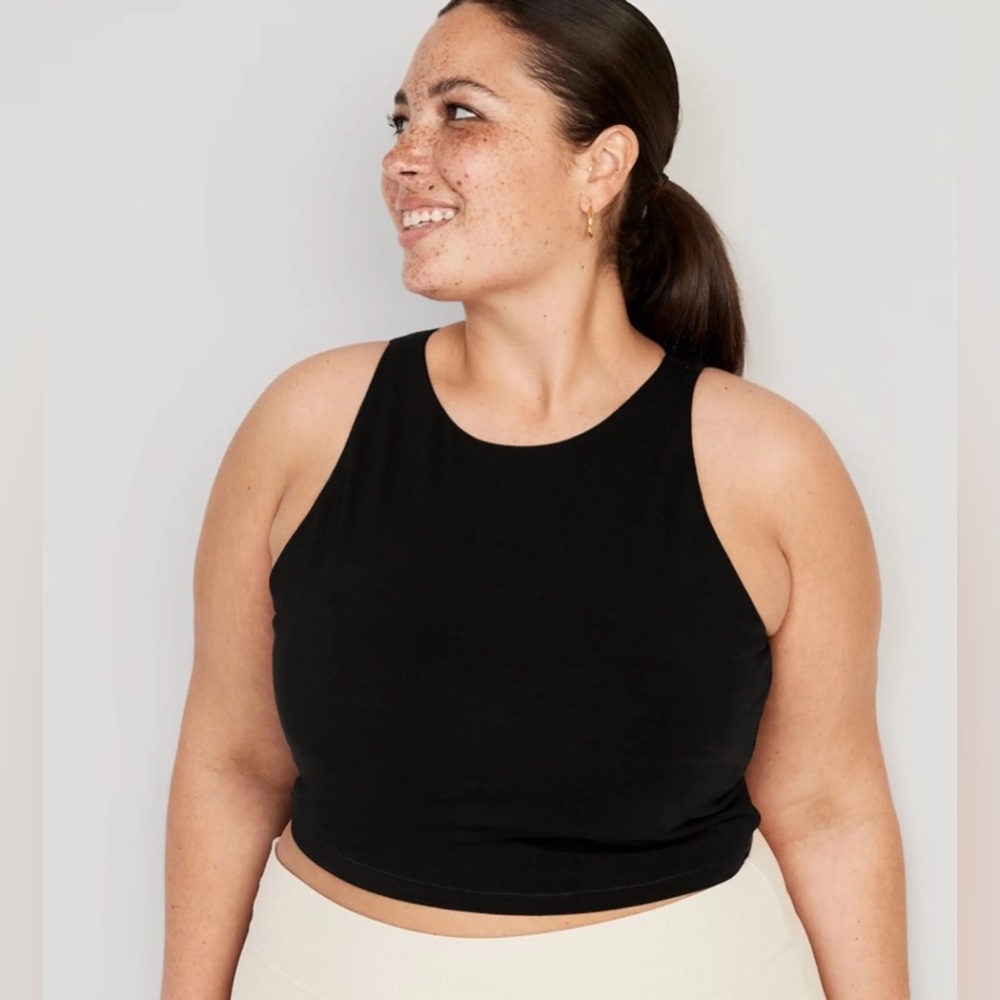 Old Navy active powerchill Black Tank crop Top 3 for $20